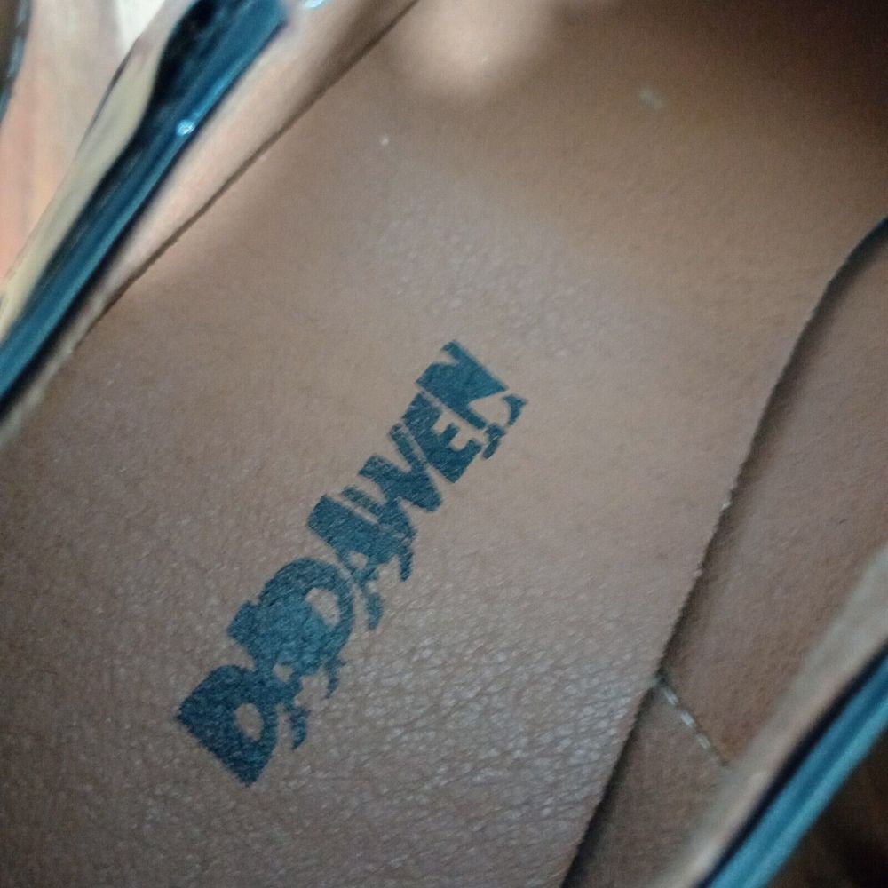 DADAWEN Womens Leather Classic T-Strap Platform Chunky Mary Jane Sz‎ 9.5 Goth - Picture 10 of 16